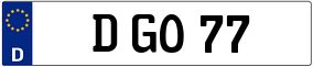 Truck License Plate